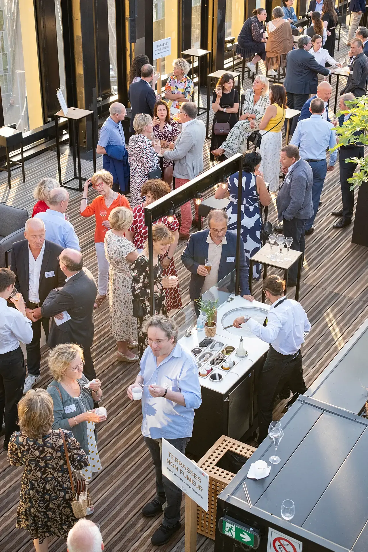 Inauguration shake lille terrasse