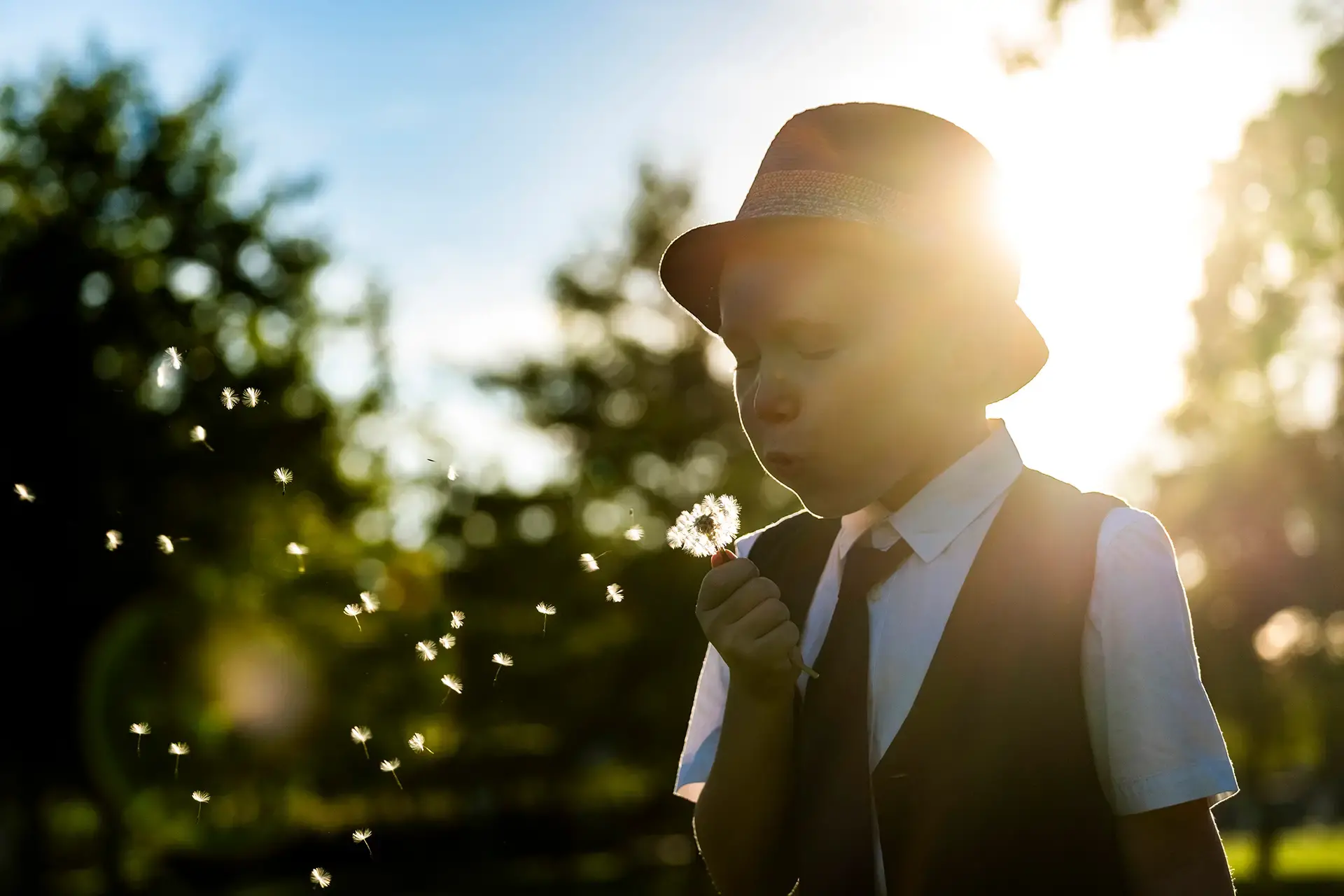 Shooting exterieur enfant golden hour amiens